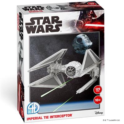 Star Wars TIE/IN Interceptor Fighter 4D Paper Model Kit