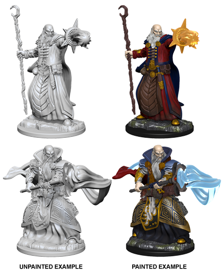 Unpainted Minis: W01: D&D: Human Male Wizard