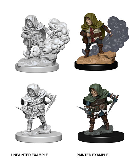 Unpainted Minis: W01: D&D: Halfling Male Rogue
