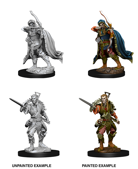 Unpainted Minis: W07: D&D: Elf Male Rogue