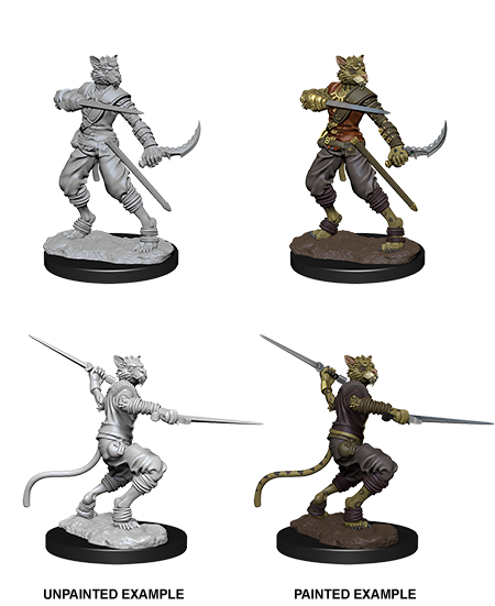 Unpainted Minis: W07: D&D: Tabaxi Male Rogue