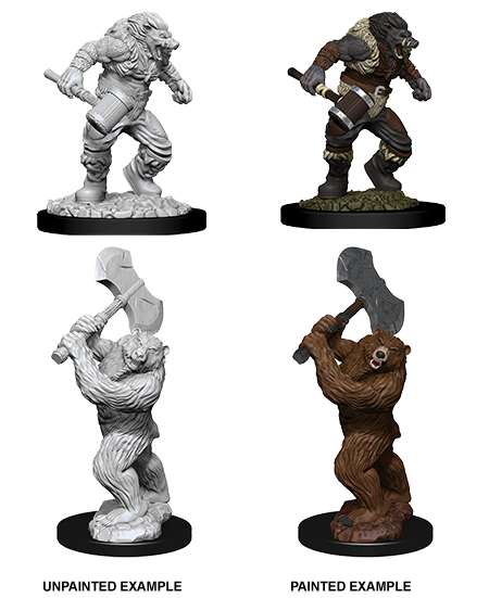 Unpainted Minis: W09: D&D: Wereboar & Werebear