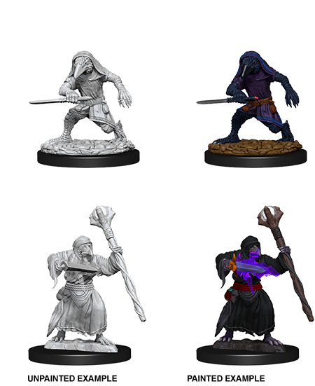 Unpainted Minis: W10: D&D: Kenku Adventurers