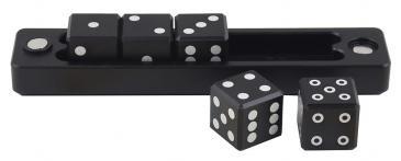 D6 - 5 Dice Set Gravity Dice Black