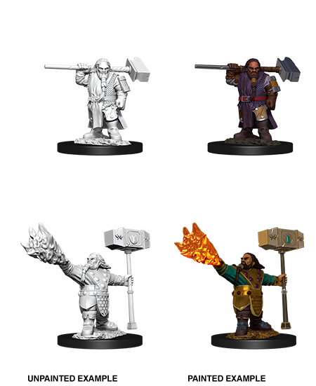 Unpainted Minis: W11: D&D: Dwarf Male Cleric