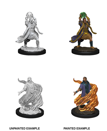 Unpainted Minis: W11: D&D: Elf Male Sorcerer