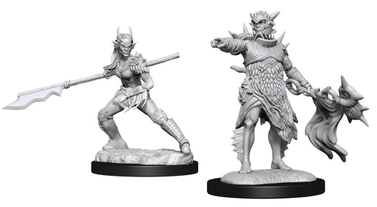 Unpainted Minis: W13: MTG: Coralhelm Commander & Halimar Wavewatch