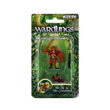 Painted Minis: Wardlings: W04: Fire Orc & Fire Centipede