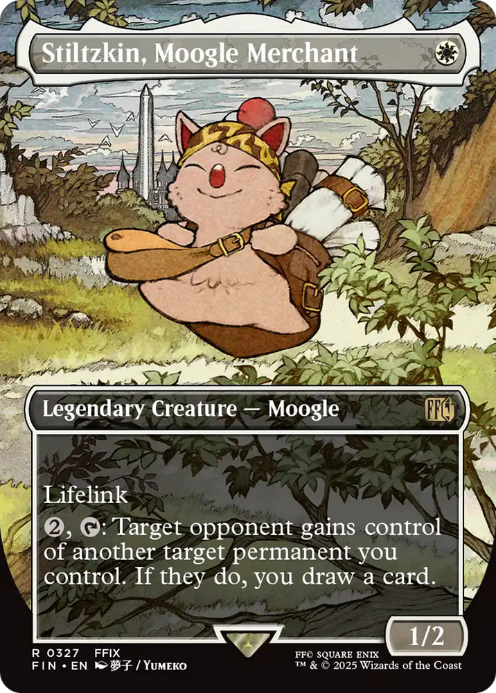 Stiltzkin, Moogle Merchant (Borderless) [FINAL FANTASY]