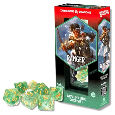 D&D Adventure Dice - Ranger: White, Green