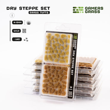 Gamers Grass Tufts: Tuft Sets- Dry Steppe Set- Wild