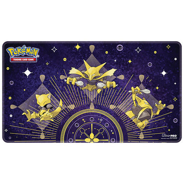 Playmat: Pokemon- White Stitched Abra Evolutions