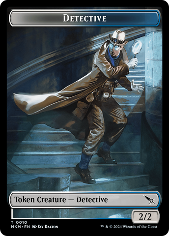 Detective // Imp Double-Sided Token [Murders at Karlov Manor Tokens]