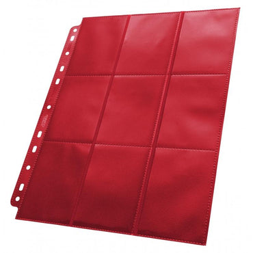 18-Pocket Side-Loading Pages (10) - Red