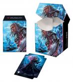 Pro 100+ MTG Kamigawa Neon Dynasty Art Deck Box - Tezzeret Betrayer of Flesh