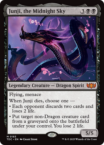 Junji, the Midnight Sky [Tarkir: Dragonstorm Commander]