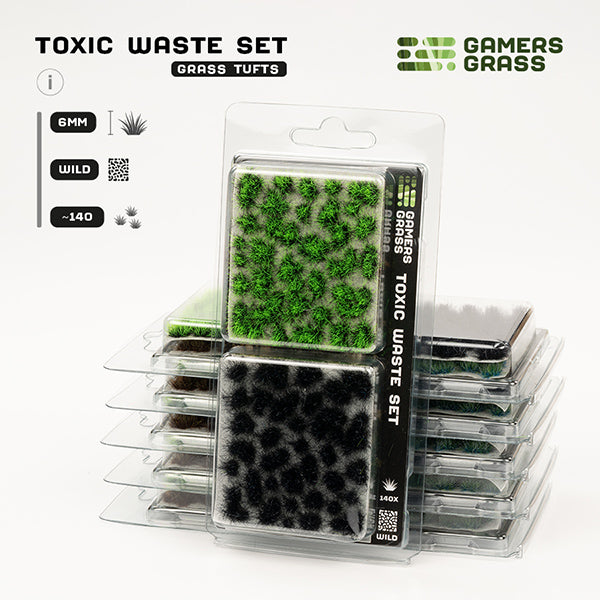 Gamers Grass Tufts: Tuft Sets- Toxic Waste Set- Wild