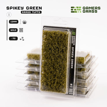 Gamers Grass Tufts: Tufts- Spikey Green 12mm- Wild