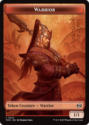 Goblin // Warrior Double-Sided Token [Tarkir: Dragonstorm Tokens]
