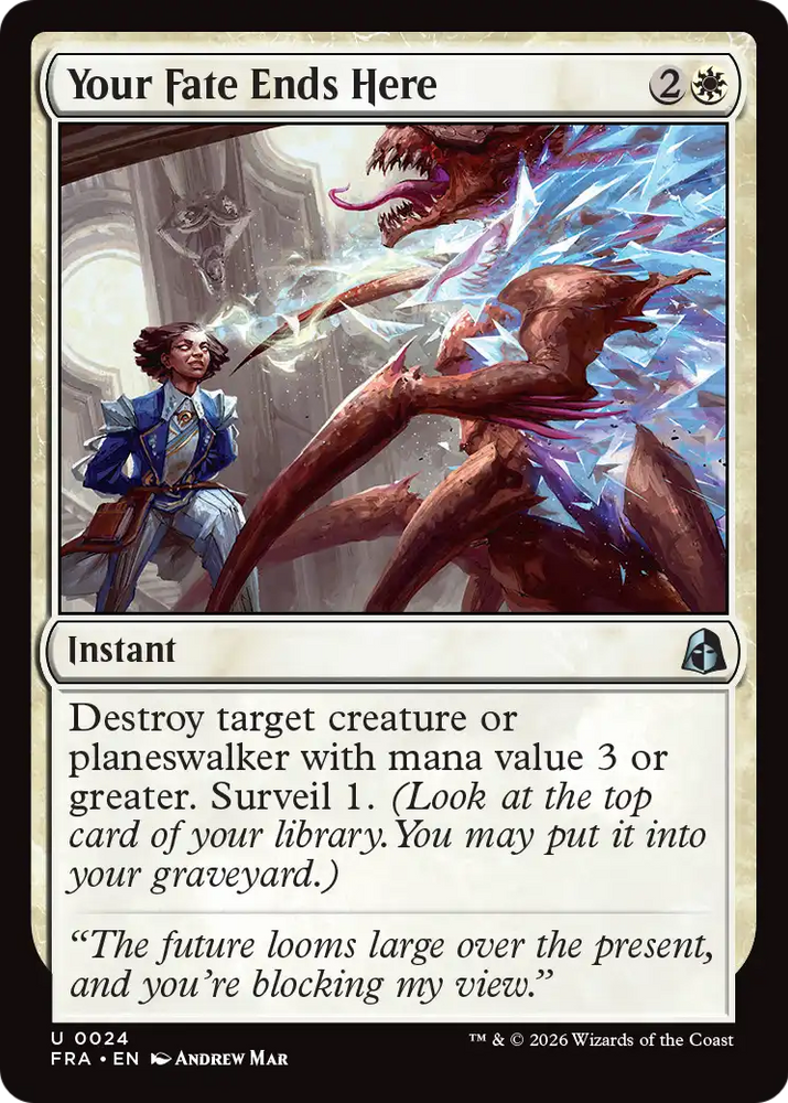 Your Fate Ends Here [Reality Fracture]