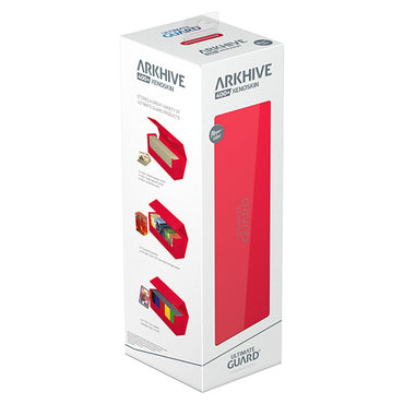 Deck Case: Arkhive 400+ Standard Size Monocolor- Red