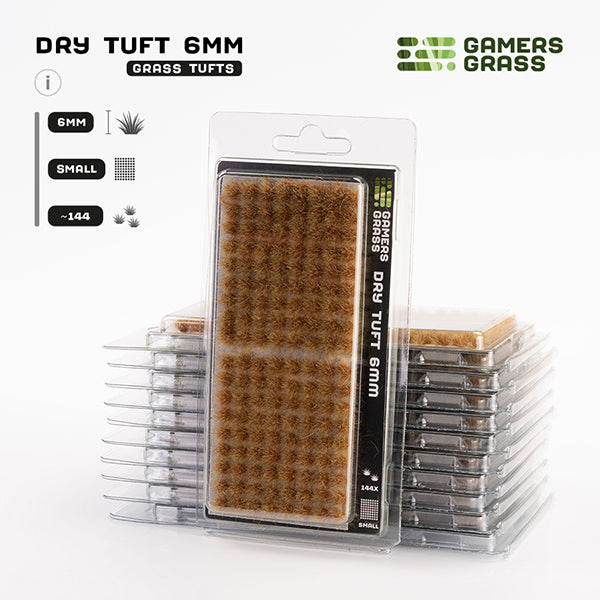 Gamers Grass Tufts: Tufts- Dry Tuft 6mm- Small