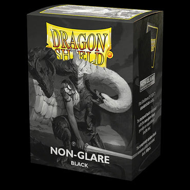 Dragon Shield Sleeves: Standard- Matte Non-Glare Black V2 (100 ct.)