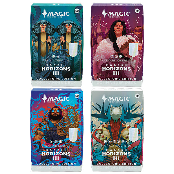 MTG: Modern Horizons 3 Commander Deck, Collector Edition Display  [Set of 4]