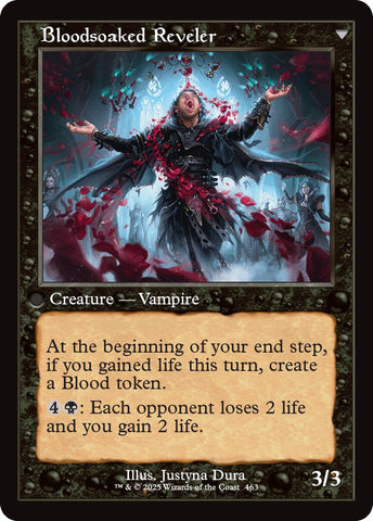 Restless Bloodseeker // Bloodsoaked Reveler (Retro Frame) [Innistrad Remastered]