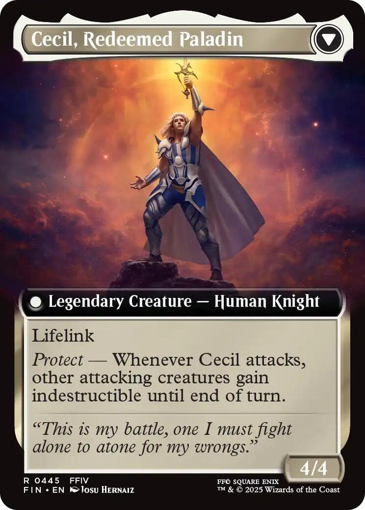 Cecil, Dark Knight // Cecil, Redeemed Paladin (Extended Art) [FINAL FANTASY]