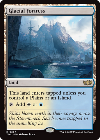 Glacial Fortress [Tarkir: Dragonstorm Commander]