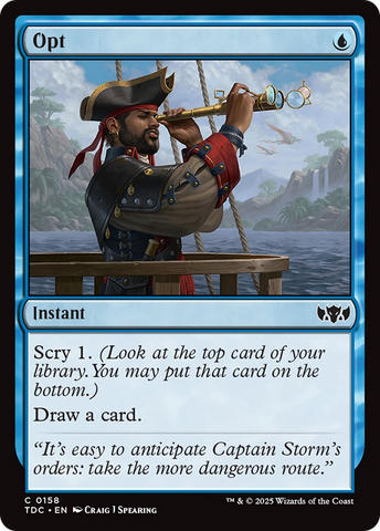 Opt [Tarkir: Dragonstorm Commander]