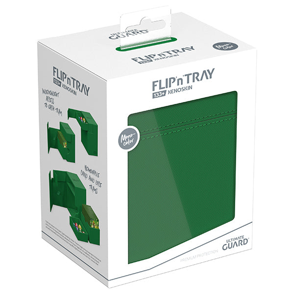 Deck Case: Flip´n´Tray 133+ Standard Size Monocolor- Green