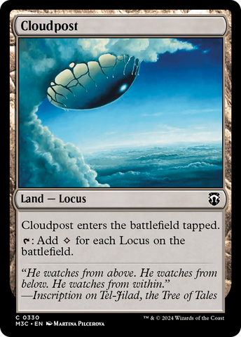 Cloudpost (Ripple Foil) [Modern Horizons 3 Commander]