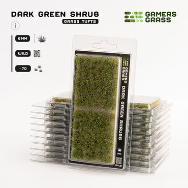 Gamers Grass Tufts: Tufts- Dark Green Shrubs- Wild