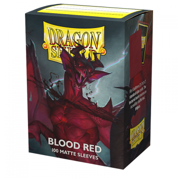 Dragon Shield Matte Sleeves -  Blood Red 'Simurag'