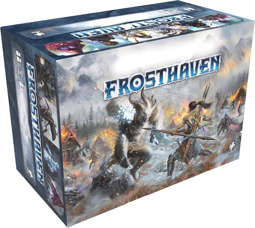 Used Board Games - Frosthaven & Frosthaven Play Surgace Books