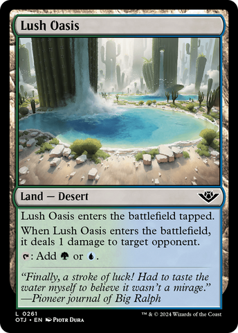 Lush Oasis [Outlaws of Thunder Junction]