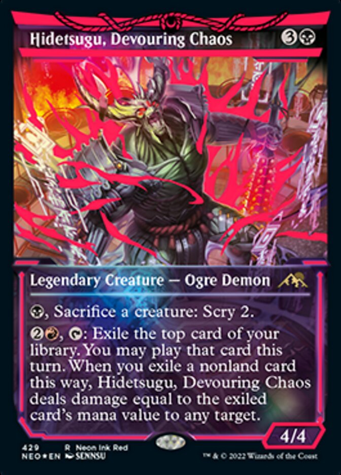 neon ink cards mtg Aang, Swift Savior (Borderless) (Neon Ink Foil)