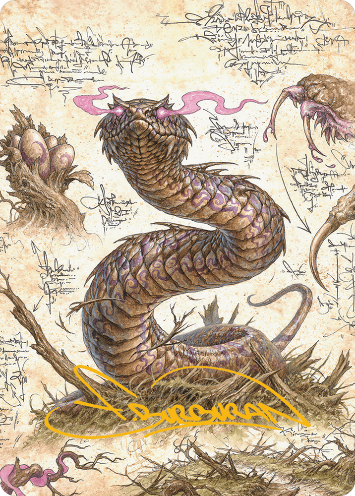 Rottenmouth Viper Art Card (Gold-Stamped Signature) [Bloomburrow Art Series]