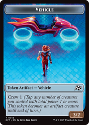 Vehicle // Pilot Double-Sided Token [Aetherdrift Tokens]