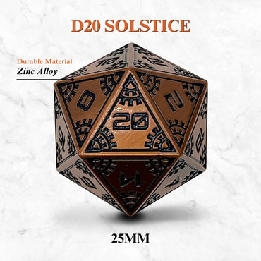 pace Dice Meteor Runestones™ - 25mm D20 - Solstice