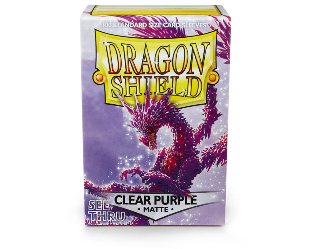 Dragon Shield Matte Sleeves - Clear Purple