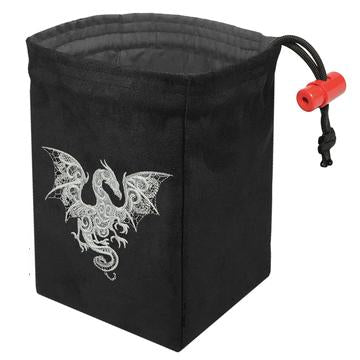 Embroidered Dice Bags - Baroque Smoke Dragon