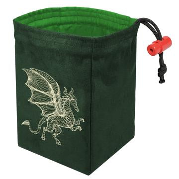 Glow in the Dark Dice Bags - Dimensional Dragon