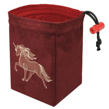 Glow in the Dark Dice Bags - Dimensional Unicorn