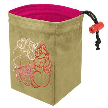 Embroidered Dice Bags - Fantasticute Unicorns