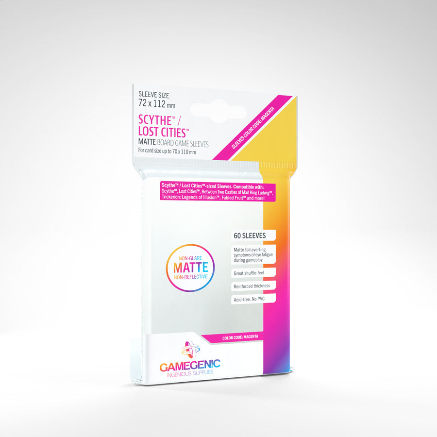 Gamegenic Board Game Sleeves Matte - Scythe / Lost Cities