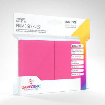 Gamegenic Prime Sleeves - Pink
