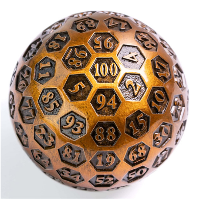 45mm Metal D100 - Inscribed Gold